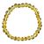 Bracciale in pietra naturale per adulti - Ambra Miele - 19 cm - Irréversible Bijoux