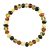 Bracelet en pierre naturelle pour adultes - Ambre multicolore - 19cm - Irréversible Bijoux
