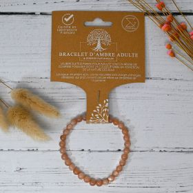 Armband aus Naturstein für Erwachsene - Sonnenstein - 19cm - Irréversible Bijoux