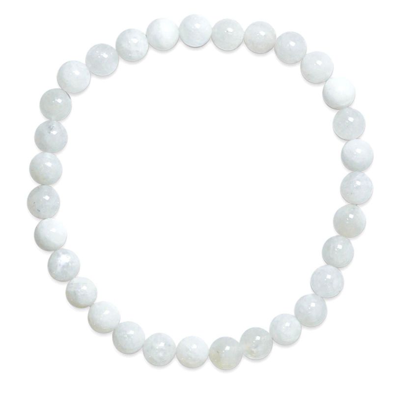 Armband aus Naturstein für Erwachsene - Mondstein - 19cm - Irréversible Bijoux