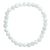 Bracciale in pietra naturale per adulti - Pietra di luna - 19 cm - Irréversible Bijoux