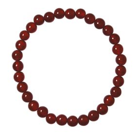 Armband aus Naturstein für Erwachsene - Karneol - 19cm - Irréversible Bijoux