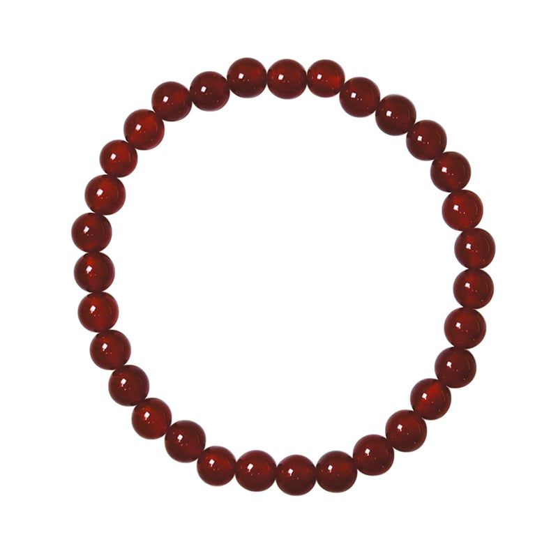 Armband aus Naturstein für Erwachsene - Karneol - 19cm - Irréversible Bijoux