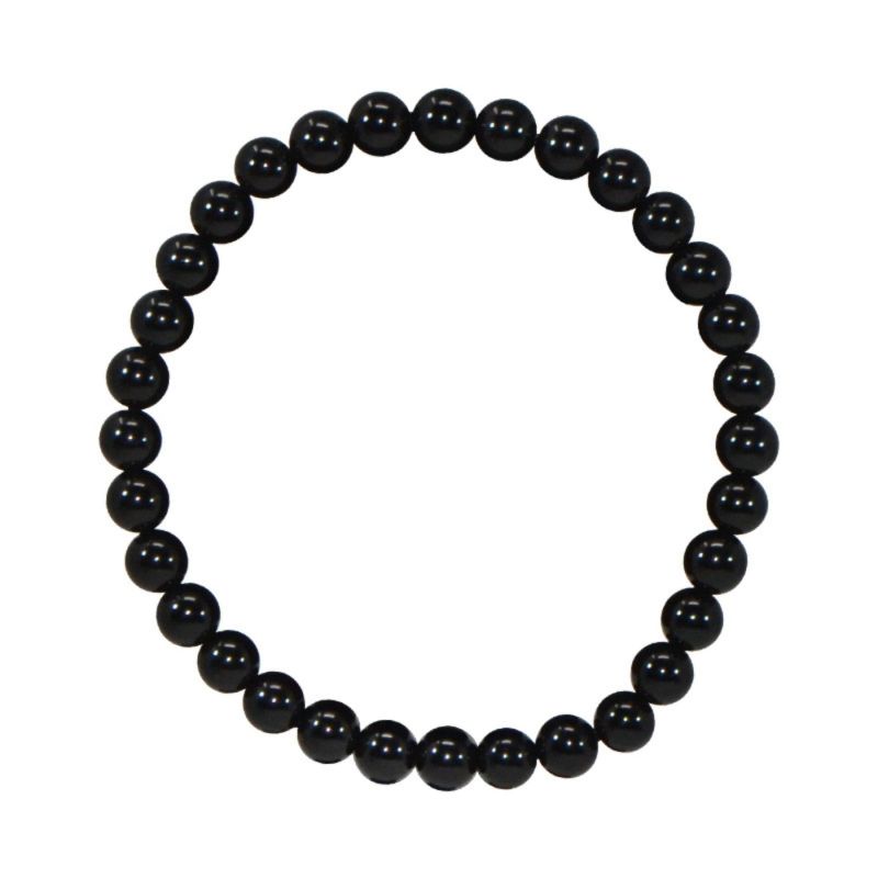 Armband aus Naturstein für Erwachsene - Obsidian - 19cm - Irréversible Bijoux