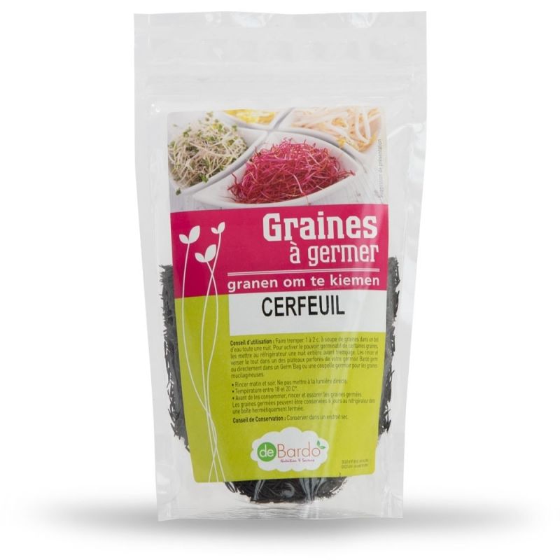 Graines à germer de Cerfeuil BIO - 100g - De Bardo