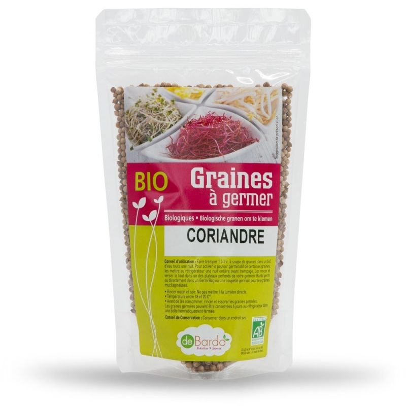 Graines à germer de Coriandre BIO - 100g - De Bardo