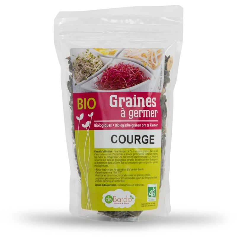 Graines à germer de Courge BIO - 200g - De Bardo
