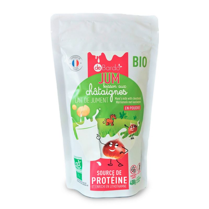 Lait de Jument & Châtaignes en poudre BIO - BARDO'JUM - 400g - De Bardo
