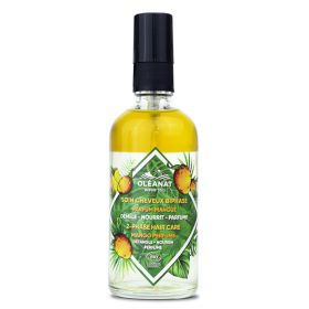 Cura idratante bifasica BIO per capelli - Senza risciacquo, profumo di mango - 100ml - Oléanat
