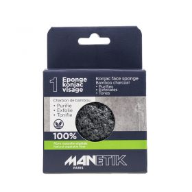 KONJAC EXPÉRIENCE, Éponge pour le visage - Purifie, exfolie, tonifie - ManEtik