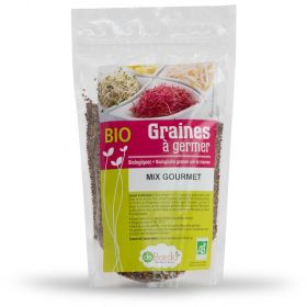Mix di semi da germogliare GOURMET - Trifoglio Rosso/Senape/Ravanello Rosso/Crescione - 200g - De Bardo