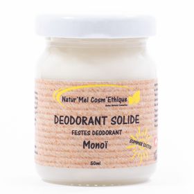 Monoï "Summer Edition" deodorante solido biologico - 50ml - Natur'Mel Cosm'Ethique