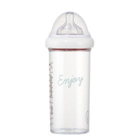 Set di 3 biberon "Enjoy Delicious Milk" - 1x 360ml & 2x 210ml - Il Biberon Francese