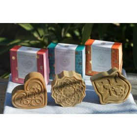 Savon d'Alep parfumé "Iskendar", aux notes d'agrumes - 100g - Karawan