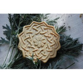 Parfümierte Aleppo-Seife "Jenjis", mit balsamischen und holzigen Noten - 100g - Karawan