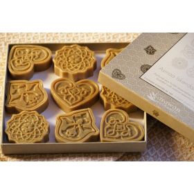 Sapone di Aleppo profumato "Iskendar", con note di agrumi - 100g - Karawan