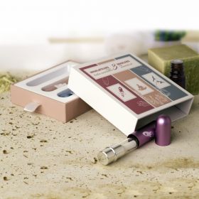 Coffret de 3 inhalateurs d'huile essentielle "Tivalia" - Avec boite en carton - Innobiz