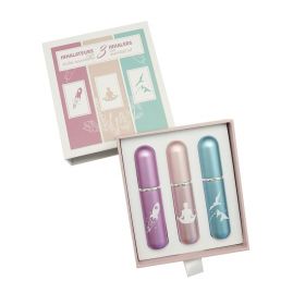 Set aus 3 Inhalatoren für ätherische Öle "Tivalia" - Mit Kartonschachtel - Innobiz