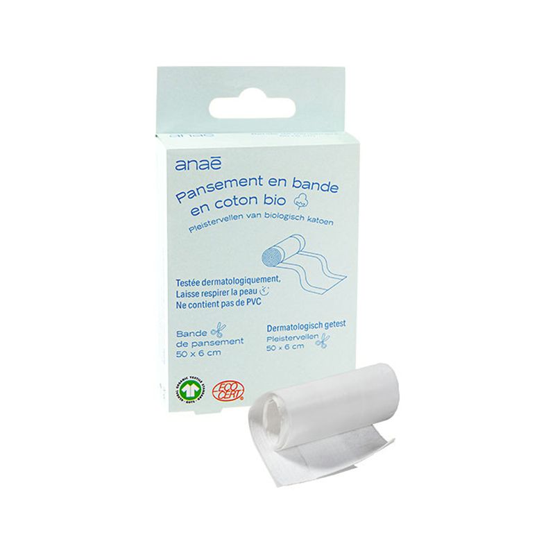 Cerotti in cotone biologico - 50 cm x 6 cm - Anaé