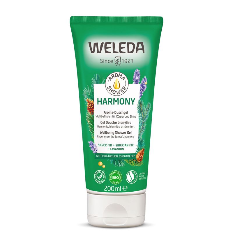 Gel Doccia aromatica HARMONY con profumo di Abete & Lavandino - 200ml - Weleda