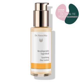 Beruhigendes Bio-Rosen-Tagesfluid für zu Rötungen neigende und reaktive Haut - 50ml - Dr. Hauschka