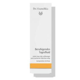 Beruhigendes Bio-Rosen-Tagesfluid für zu Rötungen neigende und reaktive Haut - 50ml - Dr. Hauschka