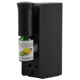 Allemand : "Direktvernebelungs-Aroma-Diffusor für ätherische Öle, MOBYSENS Schwarz - ZEN'Arôme