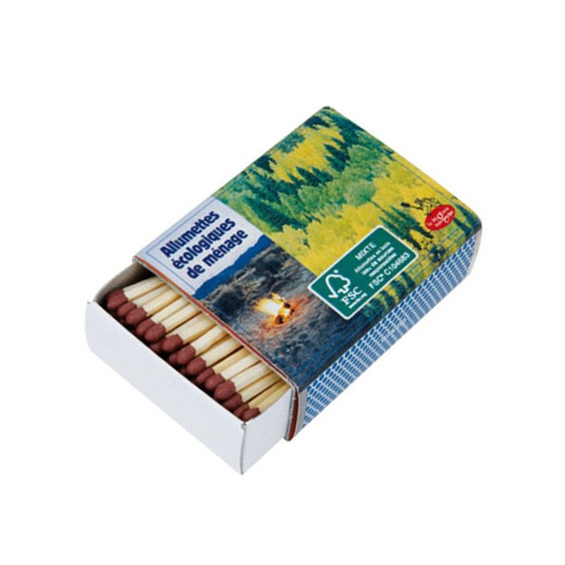 Fiammiferi ecologico FSC - Scatola da 100 pz - La Droguerie écologique