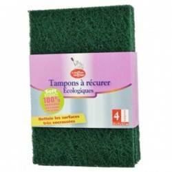 Spugne spugnette, 100% PET riciclato - 4 pz - La Droguerie écologique
