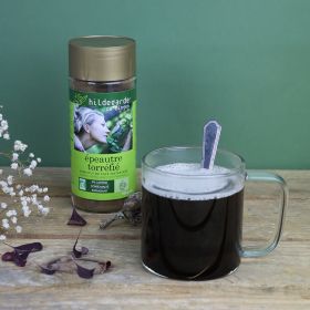 Épeautre torréfié BIO en poudre, Substitut de café instantané - 100g - Hildegarde de Bingen