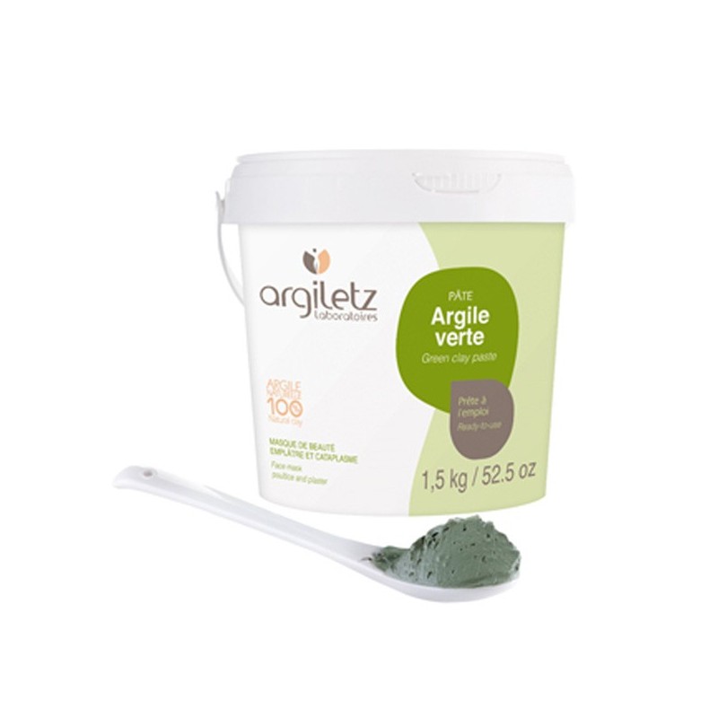 Grüne Tonerde - Gebrauchsfertig - Topf - Argiletz - 1,5 kg