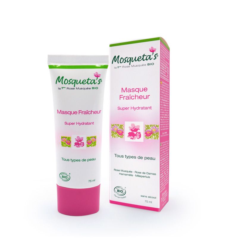 BIO Fraîcheur-Maske, Super Feuchtigkeitscreme - 75ml - Mosqueta's