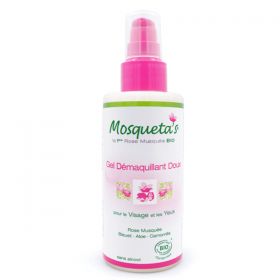 Bio milder Reinigungs  Gel (Abschminkgel) mit Hagebutte - 150 ml - Mosqueta's 