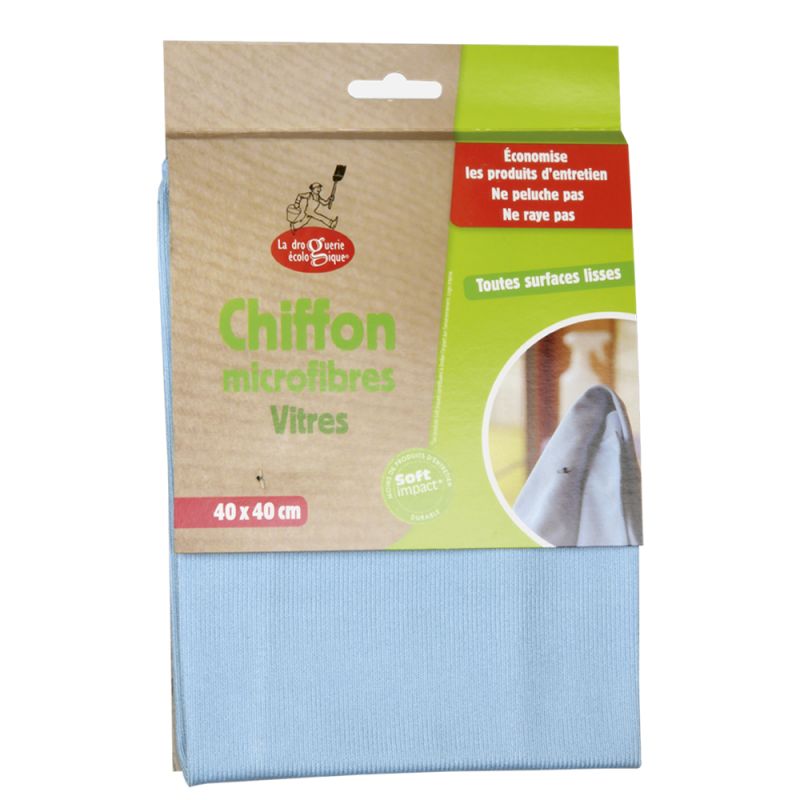 Chiffon Microfibre pour les vitres - La Droguerie écologique