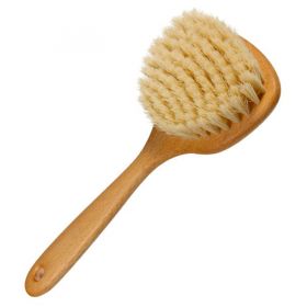 Brosse multi-usages pour sauna et massages à sec en bois de hêtre FSC - 11 x 23 cm - Anaé