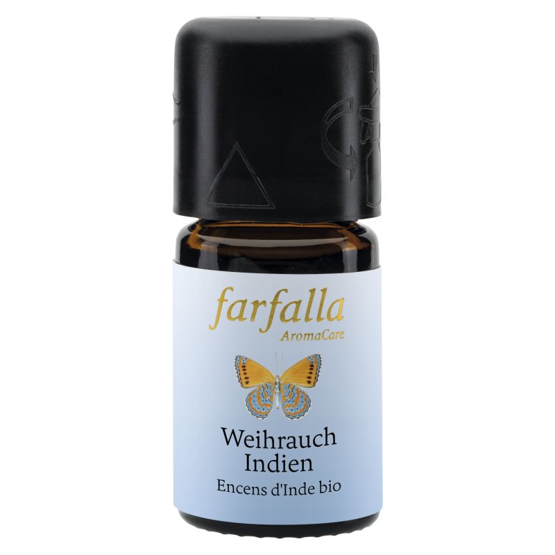 Ätherische Öle - Indischer Weihrauch BIO - 100% natürlich und rein - 5ml - Farfalla