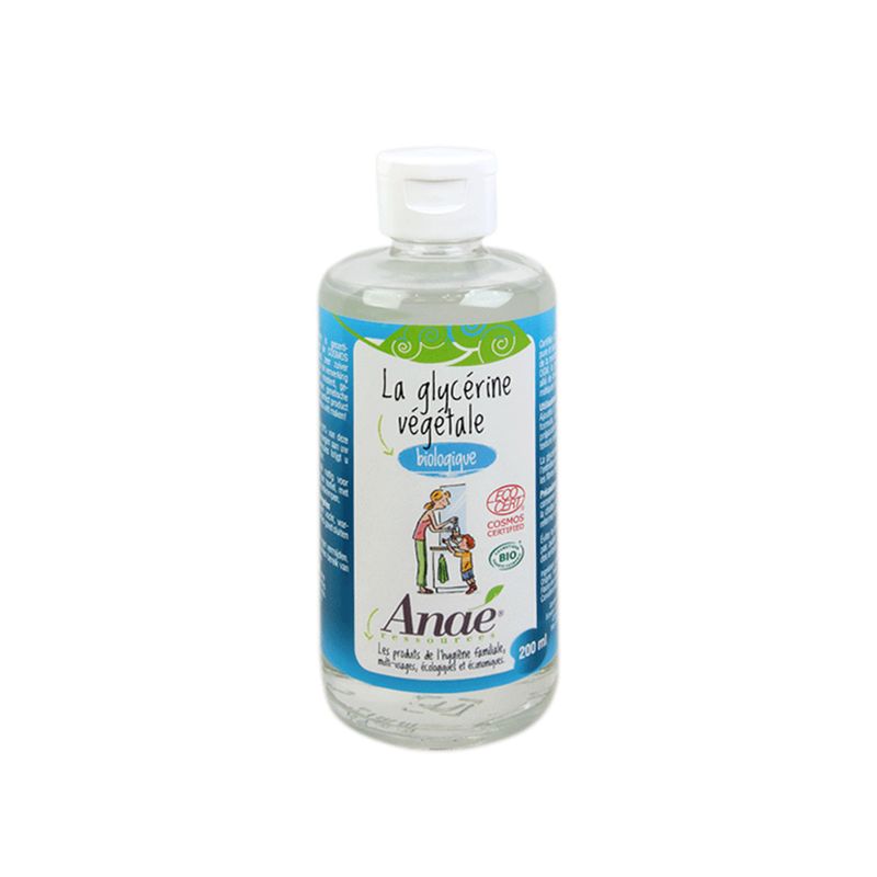 Glicerina vegetale biologica per il fai da te - Idratante ed emolliente - 200ml - Anaé