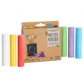 Craie de trottoir colorée pour enfants - Écologique & sûre ! - 6 couleurs - neogrün