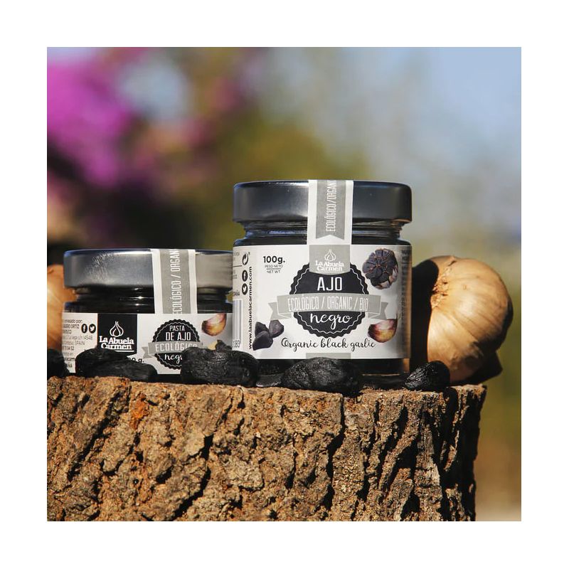 Biologischer Schwarzer Knoblauch - Ein schmackhaftes Superfood - 100g - La Abuela Carmen