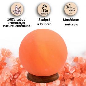 Himalaya-Salzkristall-Mondlampe - 1,9 kg - ZEN'Arôme