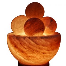 Lampe de sel d'Himalaya, avec 4 boules de massage en sel - 2 kg - ZEN'Arôme