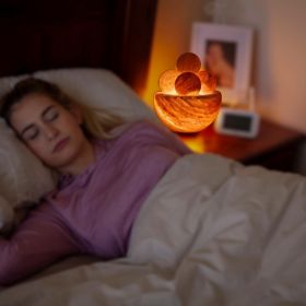 Lampada di sale dell'Himalaya con 4 sfere di massaggio in sale - 2 kg - ZEN'Arôme
