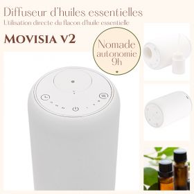 Nomadischer Diffusor für ätherische Öle durch Vernebelung, MOVISIA V2 - ZEN'Arôme