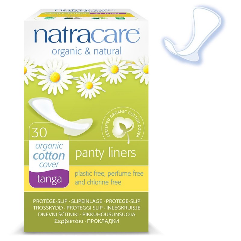 Protège-slip en conton biologique - Tanga - 30 pièces - Natracare