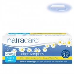 Tamponi du puri cotone, "Super" - Natracare - 20 pezzi