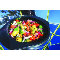 Schwarzer Kochtopf aus emailliertem Stahl, geeignet für Solarkocher - 800g, 2,5 Liter - POT COOKUP - Brother Solar