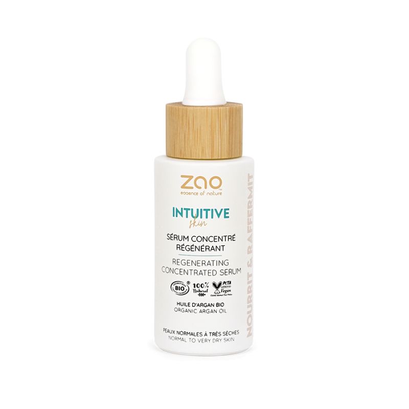 Intuitive Skin, Sérum concentré régénérant (100% naturelle, Vegan & BIO) - MOD - Zao