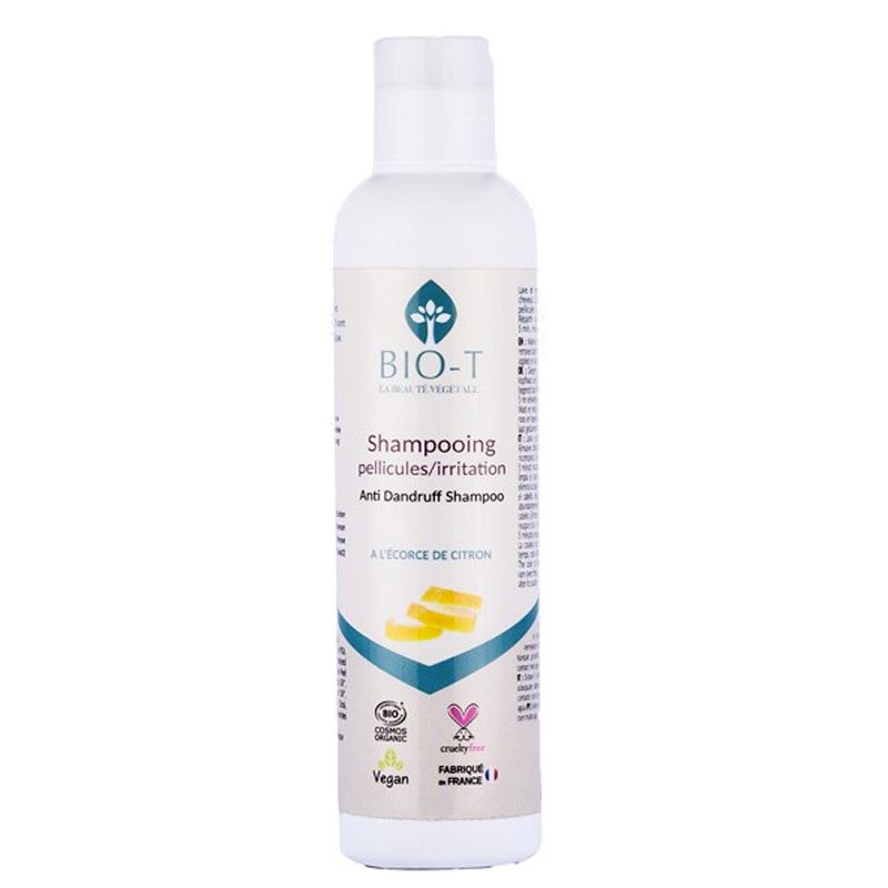 Shampooing BIO, Pellicules & Irritations à l'écorce de citron - 200ml - BIO-T