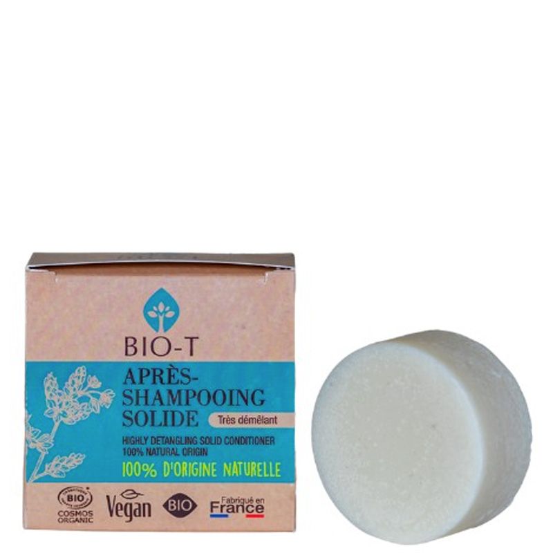Balsamo Solido BIO con Burro di Karité, Canapa e Broccoli - Facilita la Pettinatura - 50ml - BIO-T