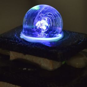 Fontaine à eau - "Zen Eka" à 4 niveaux et boule rotative illuminée (LED) - Zen'Light
